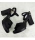SH423 - Elegant Black High Heel Shoes